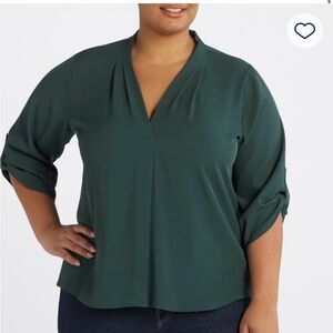 Calvin Klein Deep Green Blouse